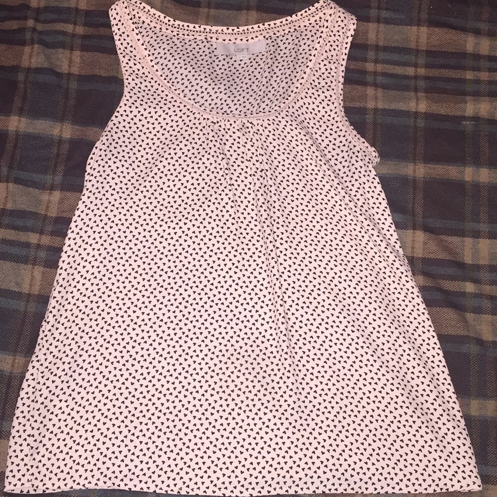 the Loft sleeveless blouse